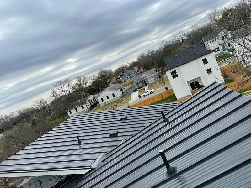 Standing seam metal roof panels with vents for Skylight Repair in Hatboro